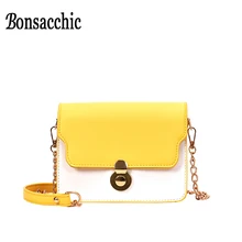 Yellow Women Bags Small Ladies Hand Bag Handbags Women Famous Brands Summer Female Crossbody Bags for Girls 2019 Clutch Purse