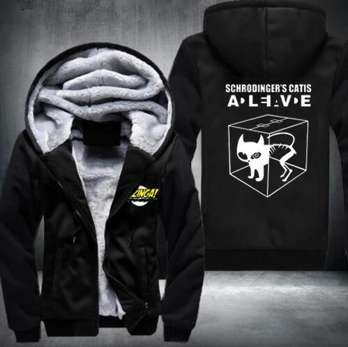 

The Big Bang Theory Hoodies Men Funny ThickenZipper 2016 New Fashion Winter Style Hooded Sweatshirts USA size Plus size
