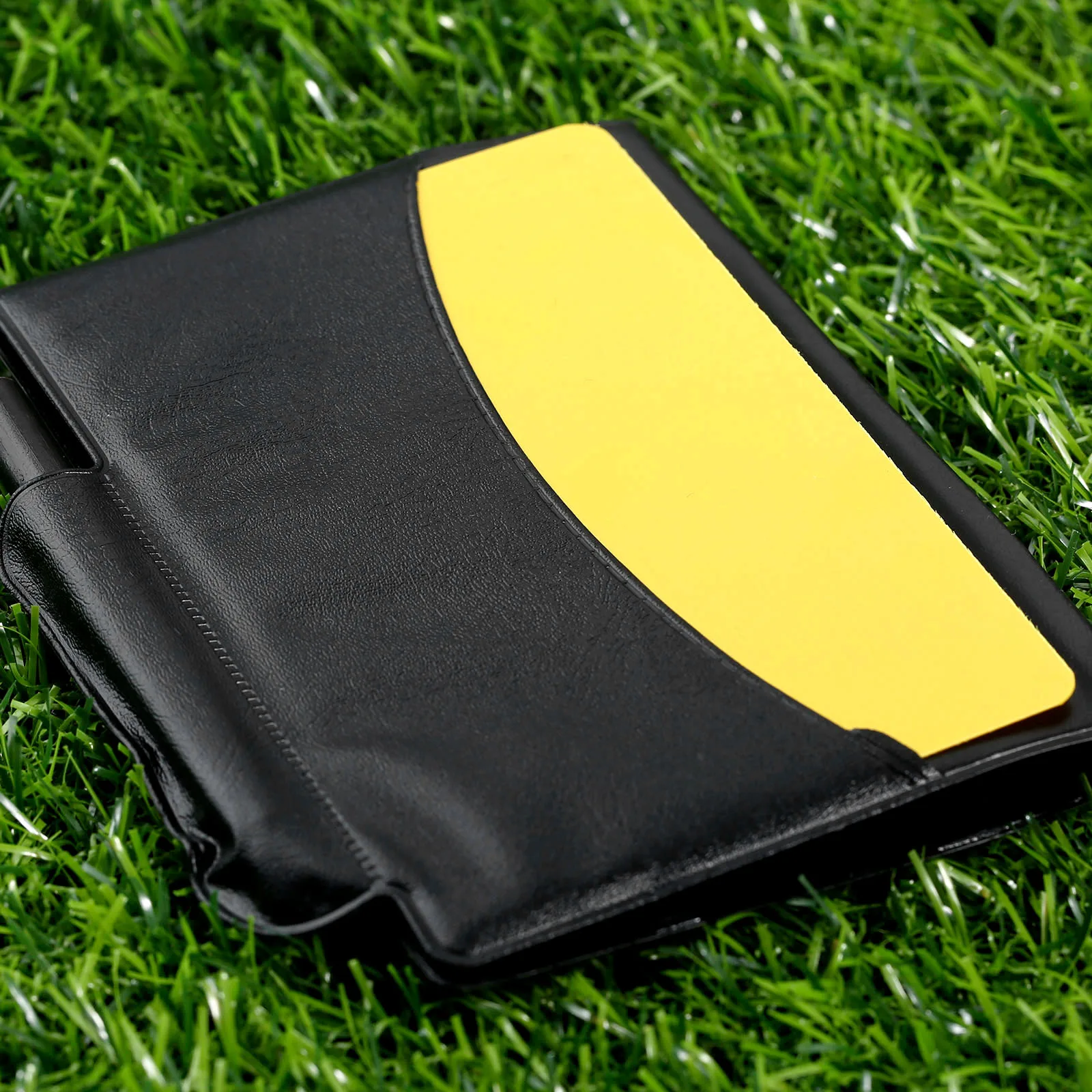 Gohantee 2ps futebol acessórios jogo árbitro notebook com cartão vermelho  cartão amarelo e lápis para jogos de futebol árbitros - AliExpress