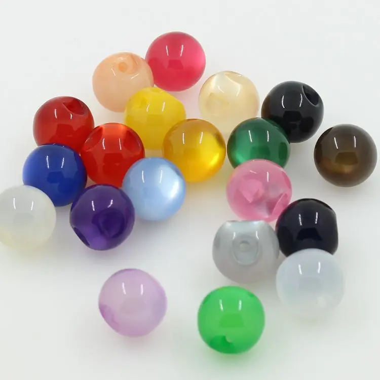 50Pcs/New 20-color Beaded Resin Button Dress / Dance Dress DIY Button