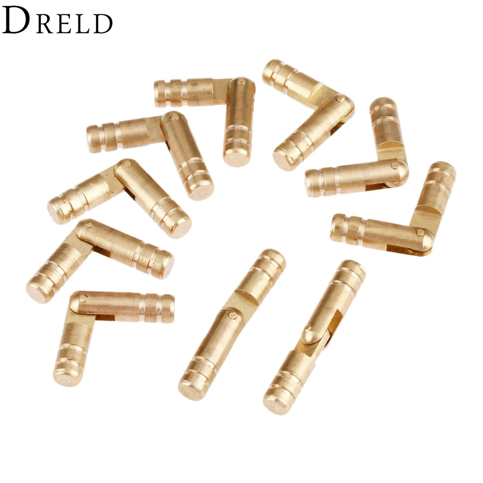 DRELD 10Pcs Pure Copper Brass Wine Jewelry Box Hidden Invisible