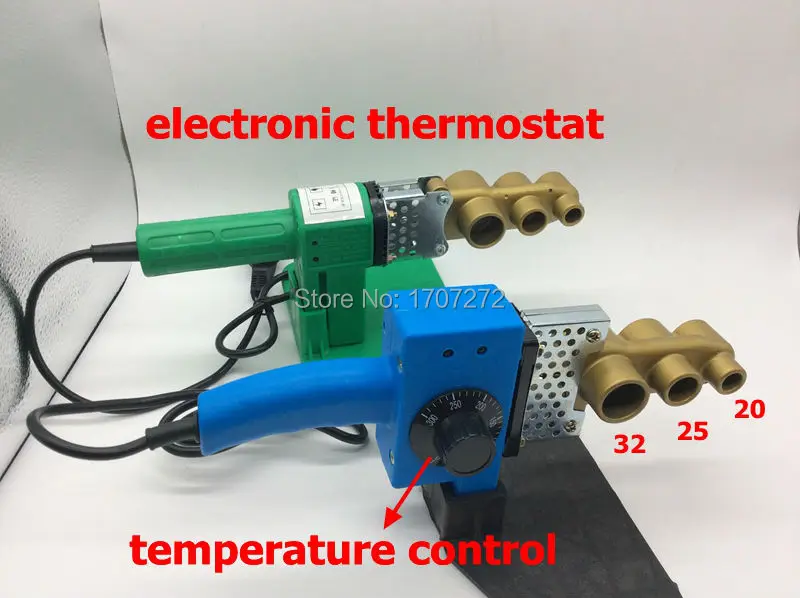 Температурный контроль PPR сварочный аппарат, Машинка для сварки пластиковых труб с ppr резцом переменного тока 220 в 600 Вт 20-32 мм
