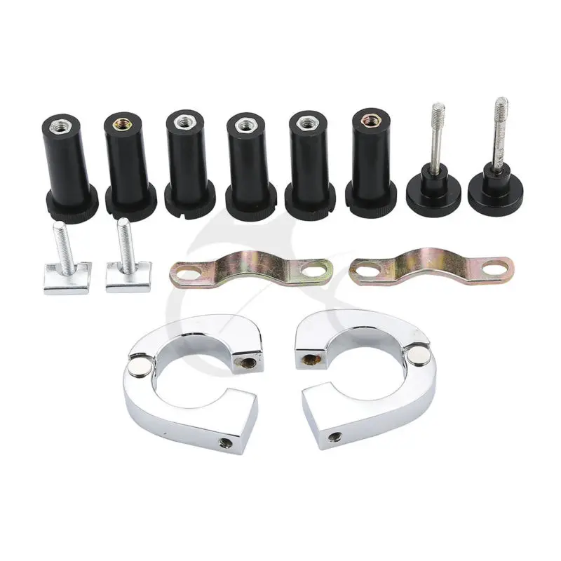 Quick Release Lower Vented Fairing Mounting Hardware Kit For Harley