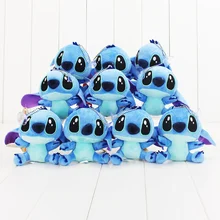 10pcs/Lot 10cm Super Cute Lilo and Stitch Plush Doll Toys Lovely Stitch Toys Keychain Pendant Plush Animals Christmas Gifts