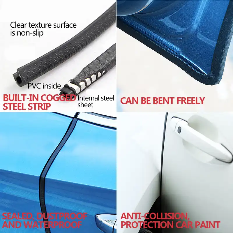 Car Door Scratch Protector 10m Strip Sealing Guard Trim Automobile