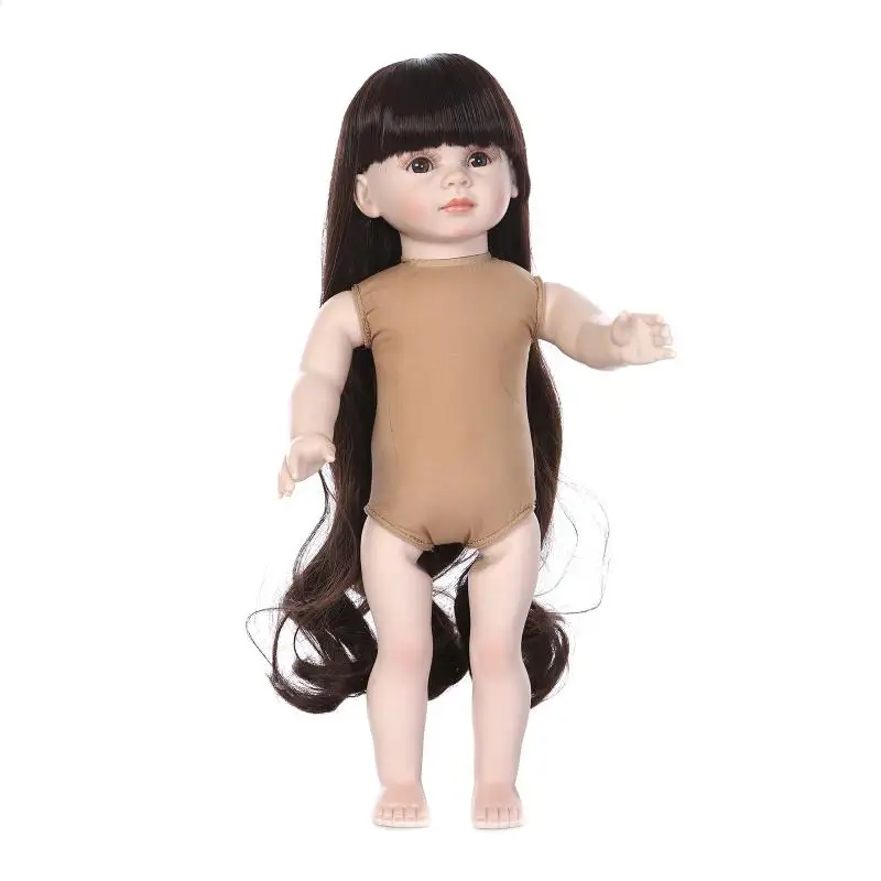 

45cm Doll American Girl Doll Gift for Girl Long Hair Boneca Brinquedos Menina