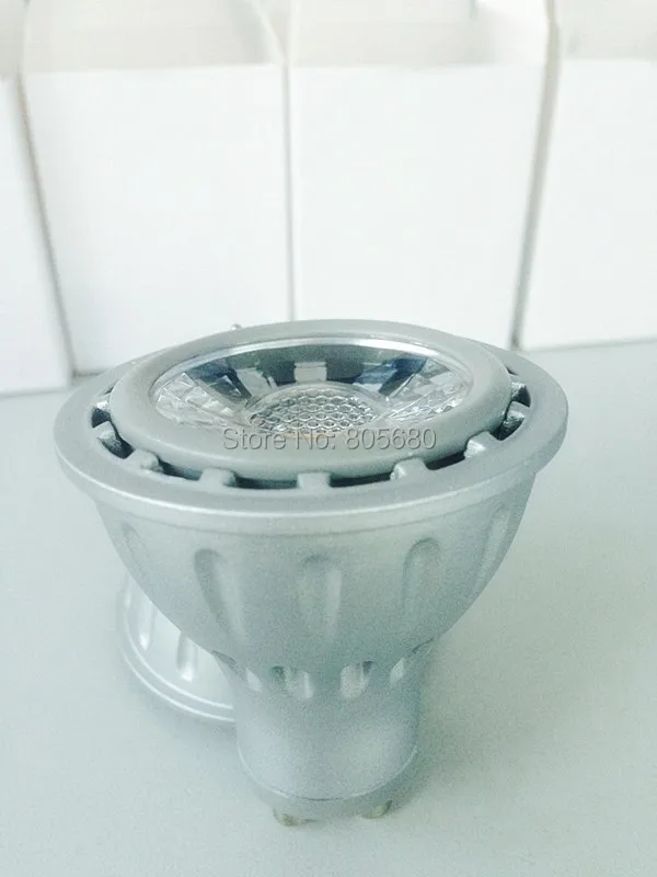 

50pcs/lot AC220-240V 6w Epistar 450lm cob led spotlight//led bulb lighting COB 6W High CRI>80