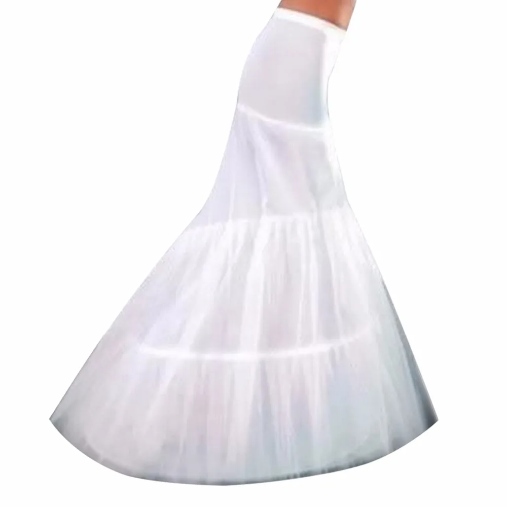 

ANTI Fast Shipping Wedding Accessories Mermaid Petticoats Length 95 cm Underskirt Crinoline Bridal Tulle Size 12 USA In stock