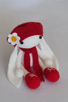 

crochet baby shower lovely stuffed baby girl doll rattle