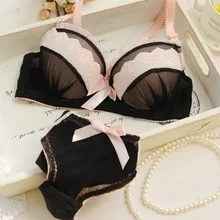 Французский романтический брендовый кружевной комплект с бюстгальтером, сексуальное женское нижнее белье, комплект с пуш-ап бюстгальтером и трусиками, бесшовный комплект нижнего белья