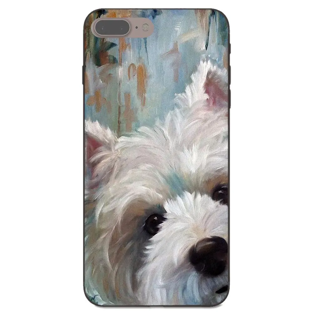 Аксессуары для чехлов из ТПУ West Highland White Terrier Apple iPhone X XS Max XR 4 4S 5 5S SE 6 6S 7 8