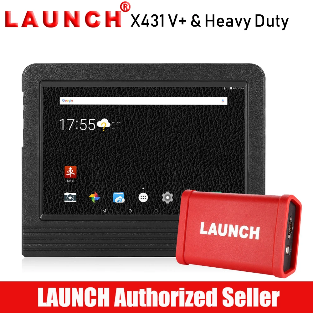 Launch X431 V+ Diagnostic Scan Tool & HD Heavy Duty Truck Diagnostic Module Wifi/Bluetooth Fit for Gasoline Vehicle Diesel Truck Launch X431 V+ Diagnostic Scan Tool & HD Heavy Duty Truck Diagnostic Module Wifi/Bluetooth Fit for Gasoline Vehicle Diesel Truck