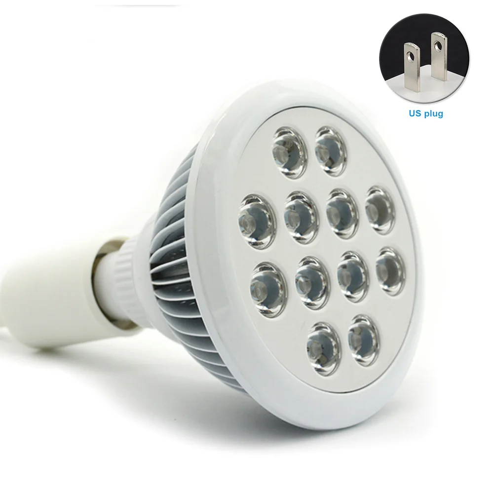 

Led Pain Relief Aluminium Alloy Health Care Infrared Therapy Lamp Funnel Shape Household Easy Install Repair Skin Durable Red