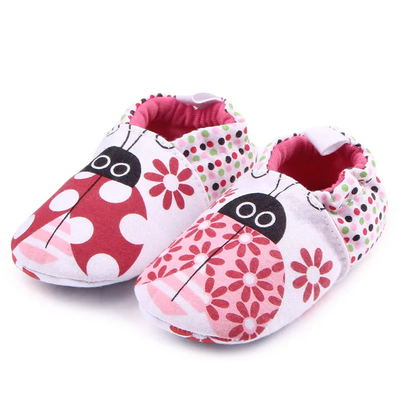 Suaves Zapatos De Cuero Del Beb/é Poco Estrellas Crema 6-12 meses