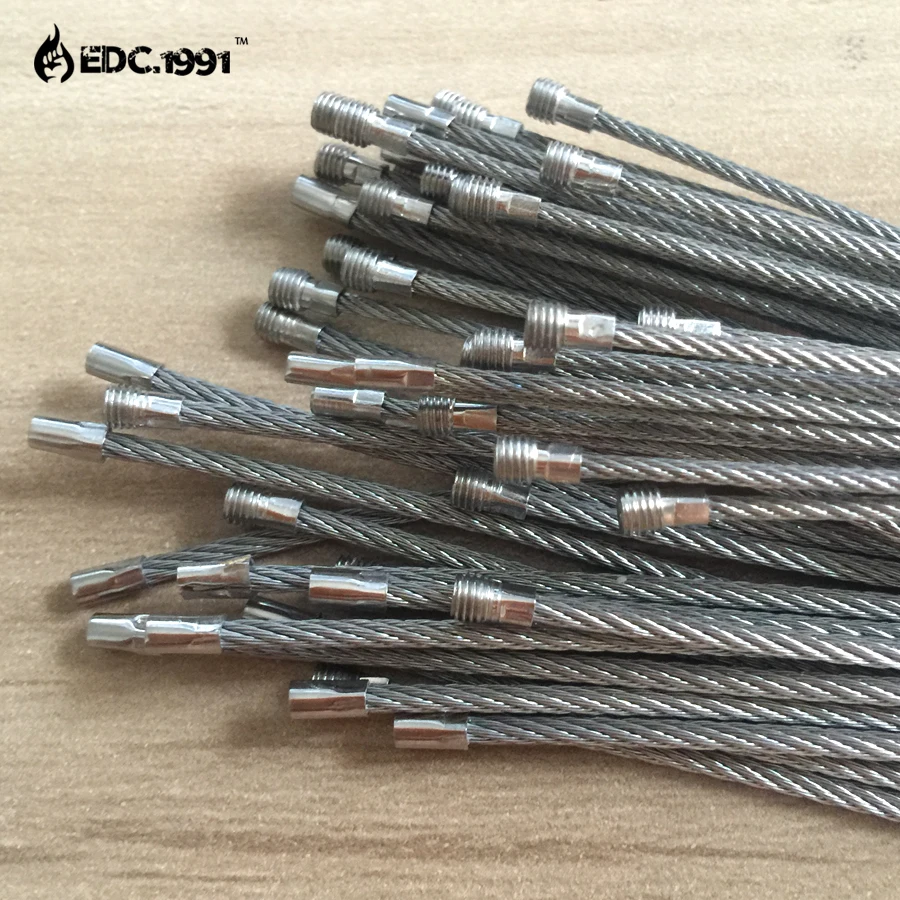 Outdoor Camping Edc gear Multifunctional Wire Rope Key Ring Stainless Steel Wire Chain Key Ring Edc Tool DS-2013 5pcs/lot