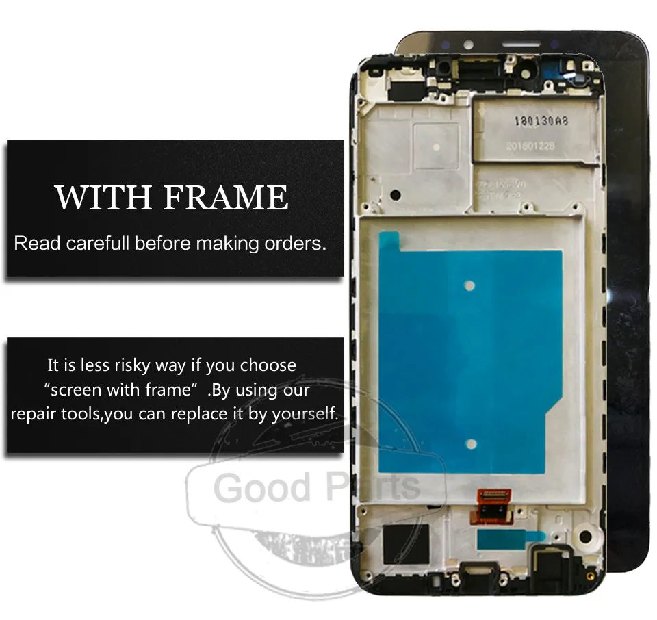 with frame