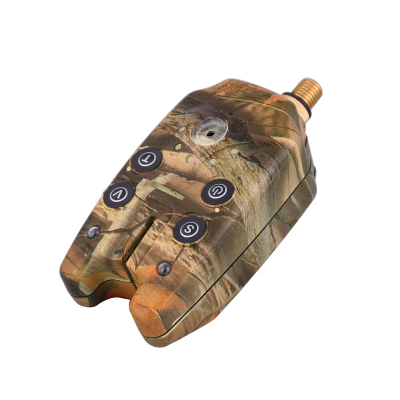 

Hot Waterproof Fishing Bite Alarm 2 LEDs Blue Light Adjustable Tone Volume Sensitivity Sound Fish Bite Alarm Fishing Tool