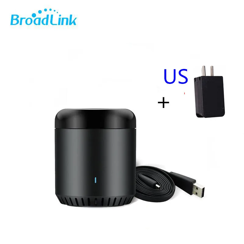 Broadlink умный дом RMMini3 WiFi+ IR+ 4G пульт дистанционного управления AU UK US EU Plug беспроводной пульт управления для Alexa Google Home - Комплект: RM Mini 3 US