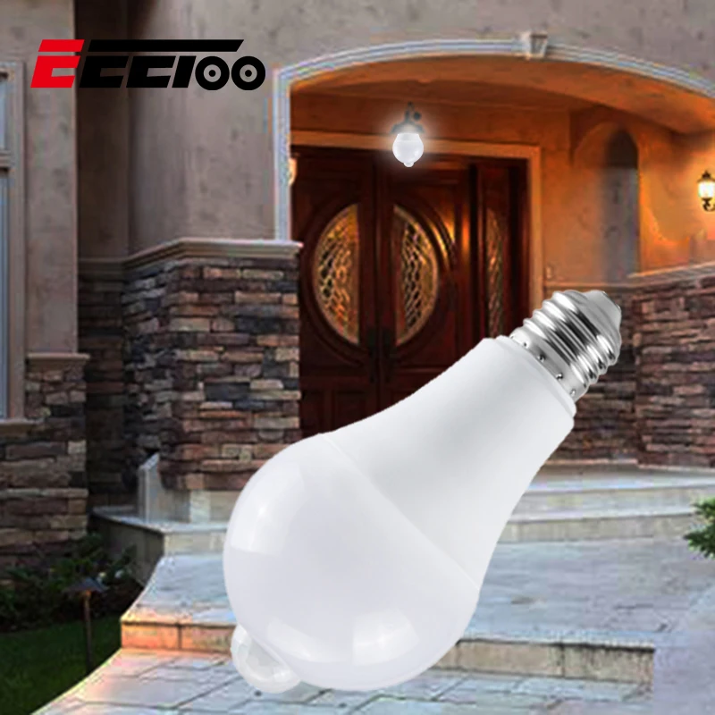 

PIR Sensor Motion LED Emergency Light Home AC 85-265V E27 LED Bulb Lamp Smart Stairs Hallway 15W 18W Emergency Night Lighting