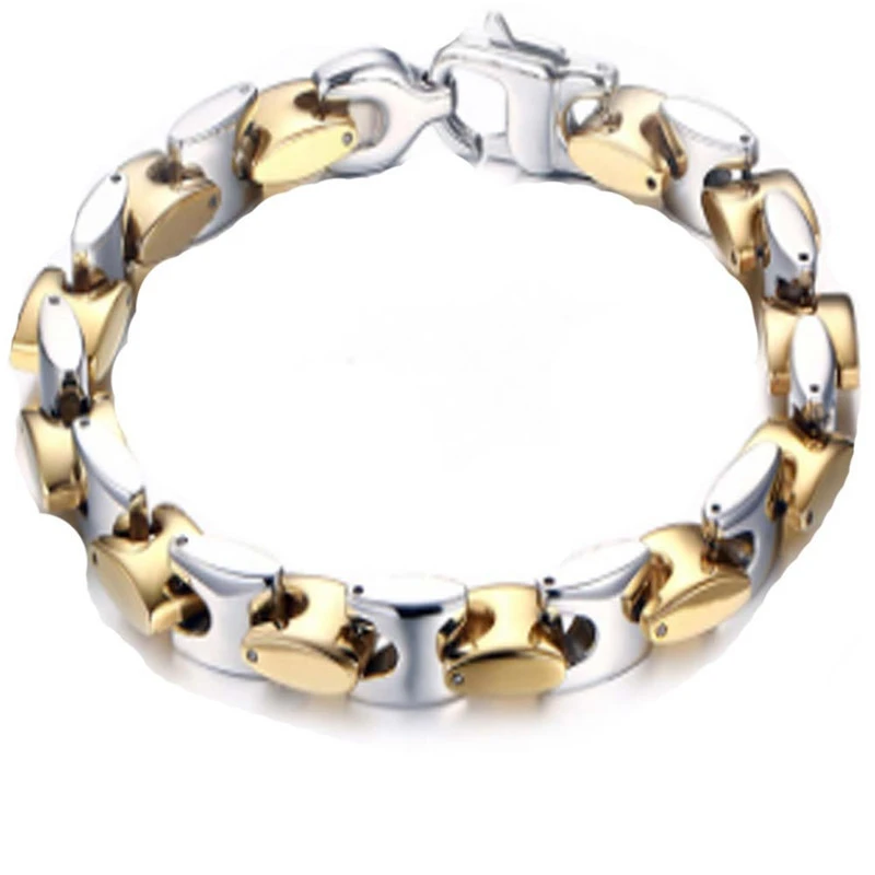 de acero para hombre, cadena con forma H, accesorios de tela con personalidad, 24cm de largo|stainless mens bracelet|steel man braceletmen bracelet - AliExpress