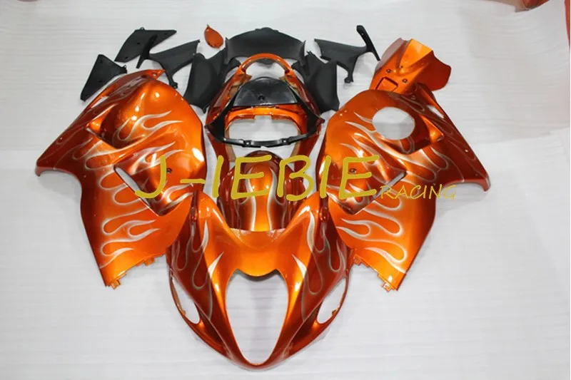 

Orange silver fire Injection Fairing Body Work Frame Kit for SUZUKI GSXR 1300 GSXR1300 Hayabusa 1999-2007 2000 2001 2002 2003