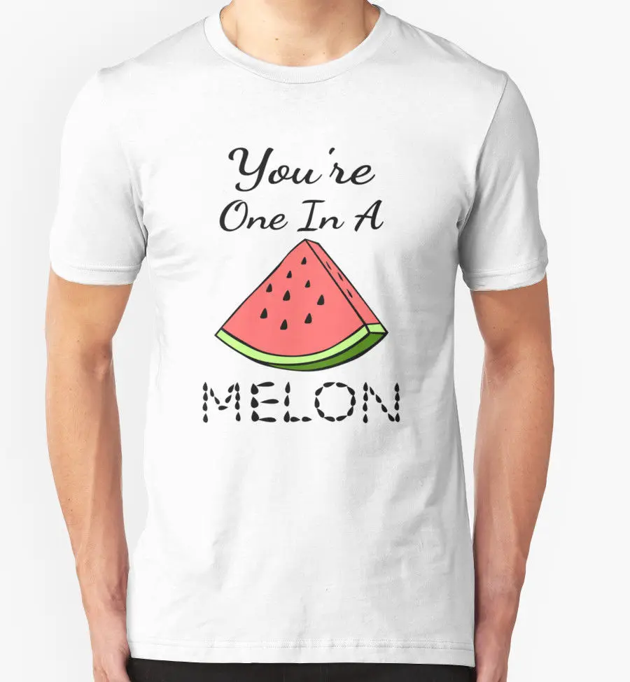 YOU'RE ONE IN A MELON футболка Забавный слоган PUN день рождения День Святого Валентина