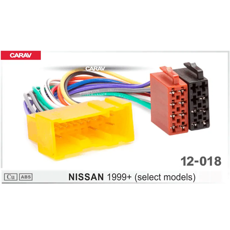 

CARAV 12-018 ISO Radio Adapter for NISSAN 1999+ (select models) Wiring Harness Connector Lead Loom Cable Plug