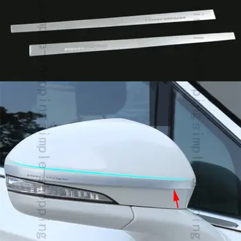 

2X Aluminum Alloy Rearview Side Mirrors Cover trim For Ford Fusion Mondeo 13-16