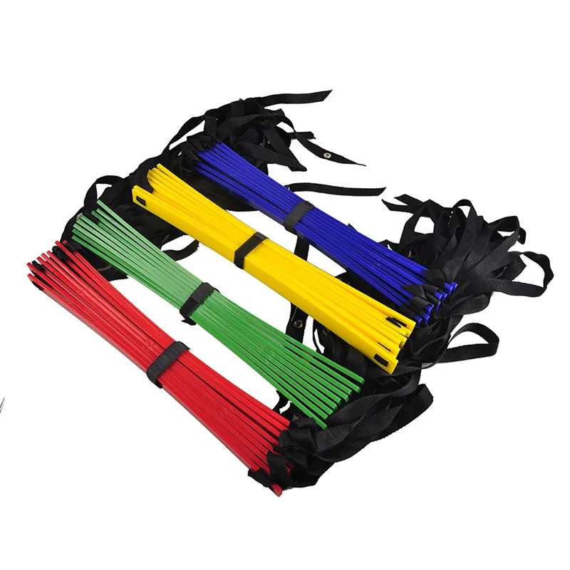 

Outdoor Sport New Durable 9 Rung Agility Nylon Strap Ladder for Football Soccer Speed Training Equipment 5 Meters With Carry Bag