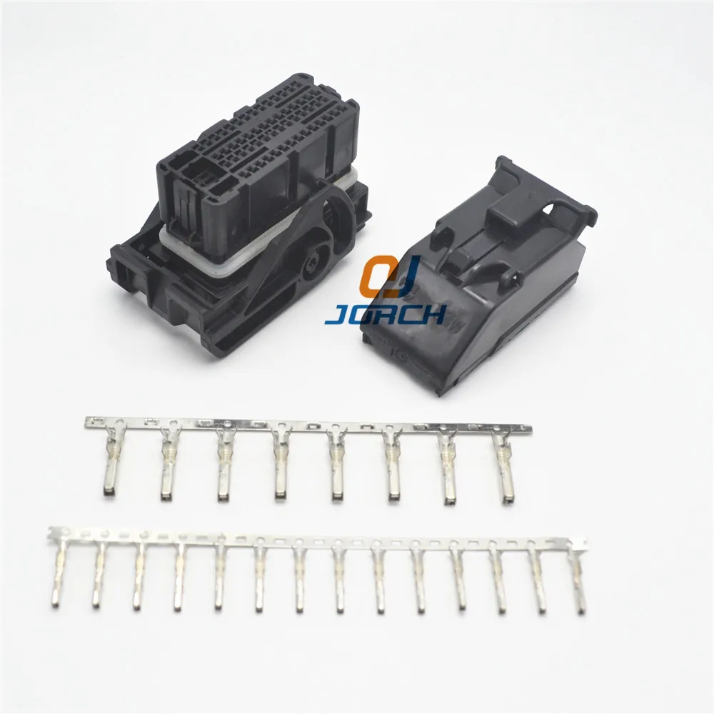 Free shipping 1 set 64pin ecu female connector automotive delphi plug  PPI0001501 with crimp terminal