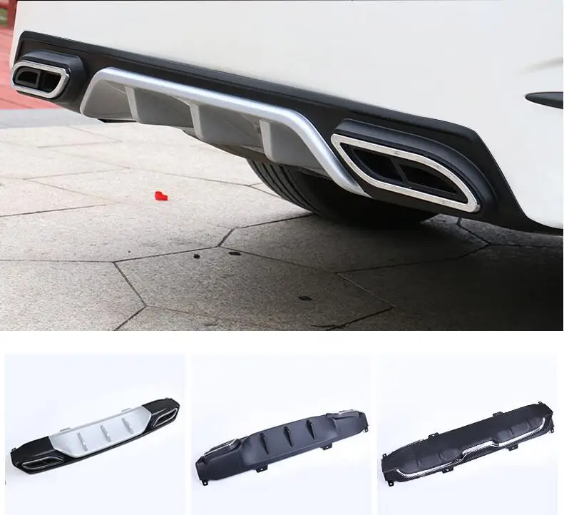 

NEW ABS REAR TRUNK LIP SPOILER DIFFUSER EXHAUST BUMPER PROTECTOR COVER FOR Honda Civic 10th Gen 2016 2017 2018 BY EMS