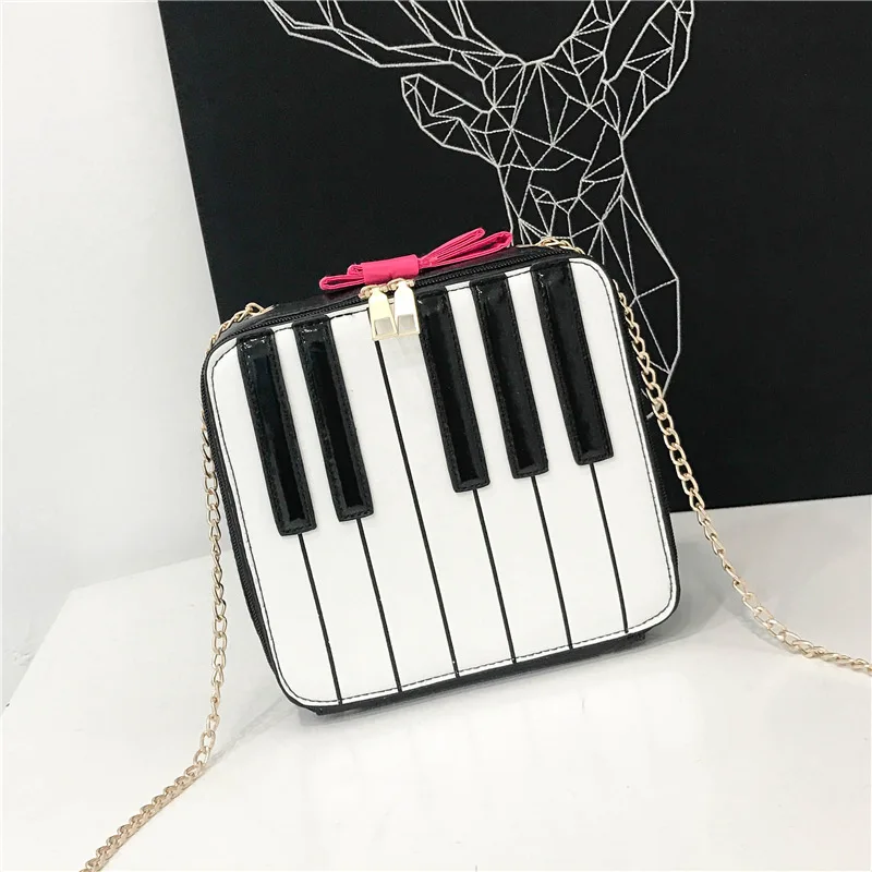 Piano Keyboard Design Womens Handbags Crossbody Bags Girls Shoulder Messenger Bag Mujer Handbag for