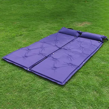 

Camping Outdoor One-person Mat Self-inflating Sleeping Pad Waterproof Moisture-proof Mattress Splicing Air Cushion Bed