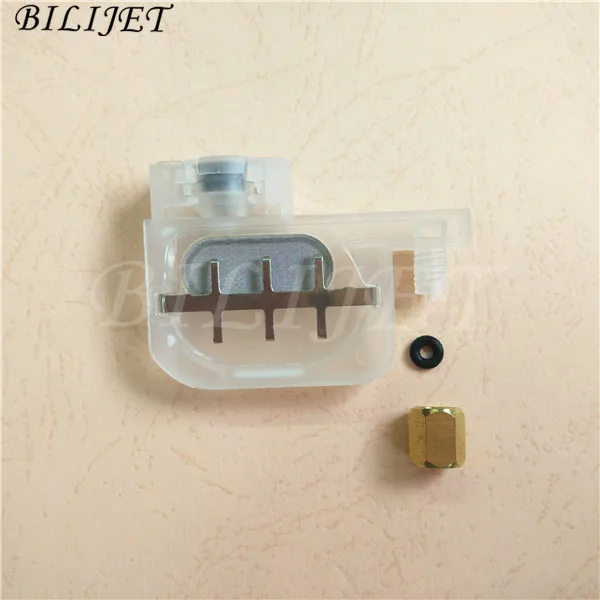 

1 set dx4 dx5 Print Head Big Damper Small Filter 2-3mm Single Row Roland Mutoh Printer Dumper Ink Filter with connector