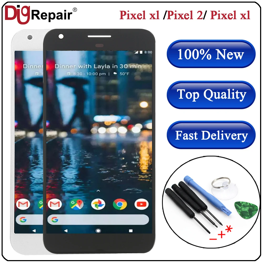 

AAA For Google Pixel 2 xl LCD Display Touch Screen Digitizer Replacements Parts Display For Google Pixel 2 Pixel xl lcd display