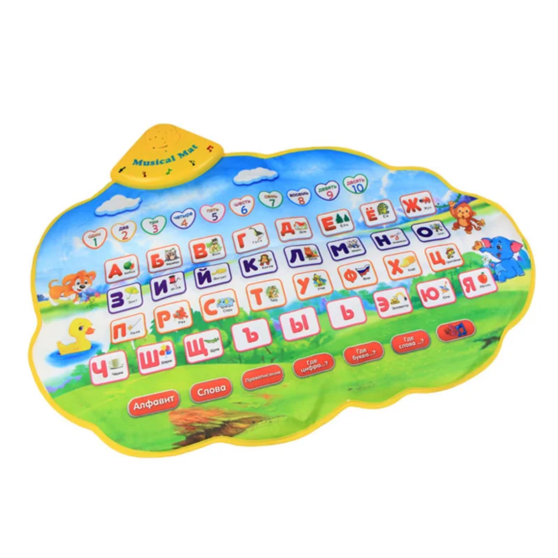 Дети учатся коврик Русский изучение алфавита игрушка Язык игрушка для раннего развития коврик YJS; Прямая поставка