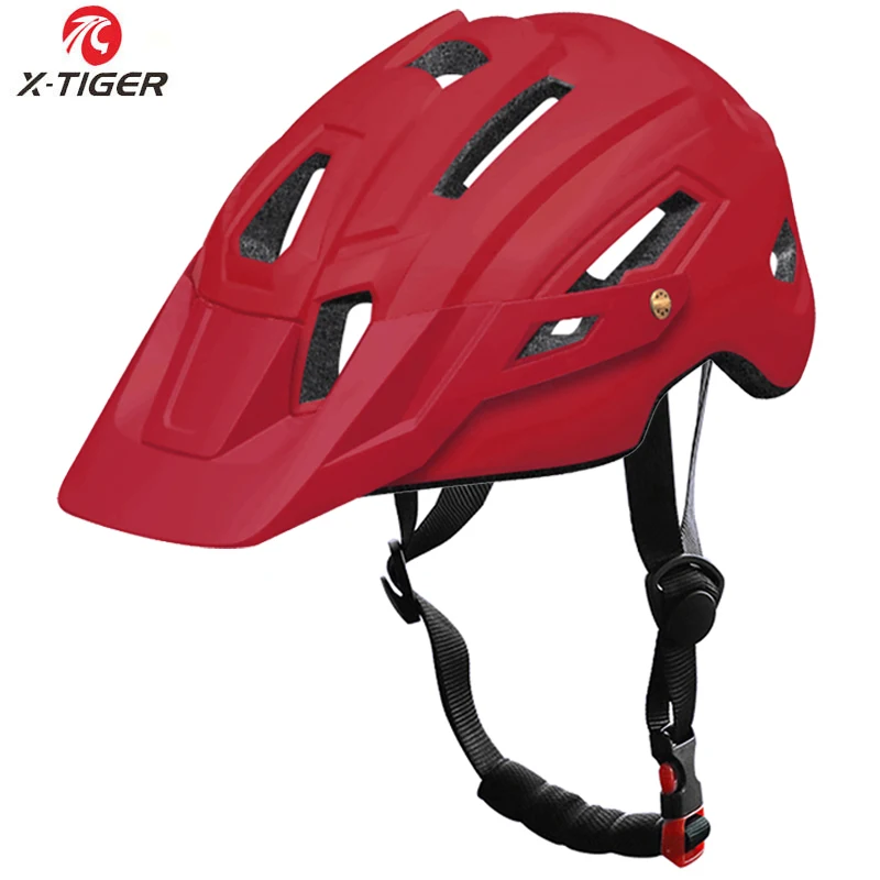 X-TIGER велосипедный шлем TRAIL XC велосипедный шлем в форме MTB велосипедный шлем дорожный горный велосипед шлемы безопасности внедорожный шлем - Цвет: X-TK-0804