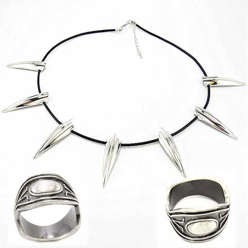 SG-Black-Panther-Punk-Kettingen-Amerikaanse-Captain-Burgeroorlog-Super-Hero-Panther-Claw-Cool-Ketting-Voor-Mannen