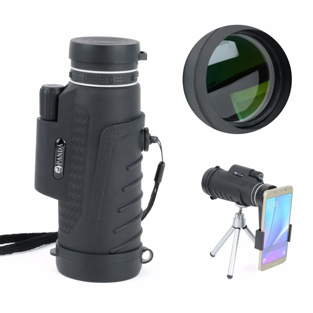 

Mayitr High Quality 40X60 HD Zoom Telephoto Monocular Telescope With Clip + Tripod For Mobile Phone