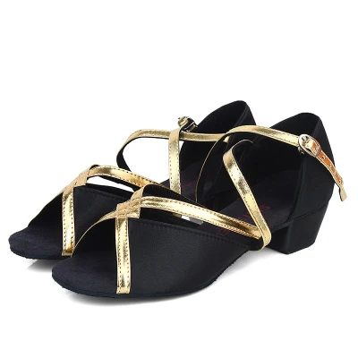 Детская танцевальная обувь для латиноамериканских танцев Танцевальная девочек