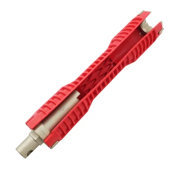 

Multi-function water pipe wrench Lower basin installation pipe wrench repair tool double head faucet socket wrench hand tool