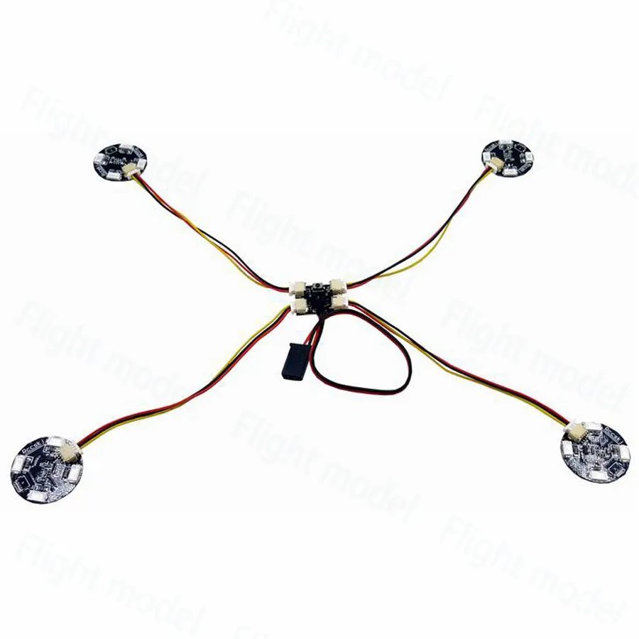 1set Rccskj FPV LED Light Navigation Light For Multi Rotor Drone Flight