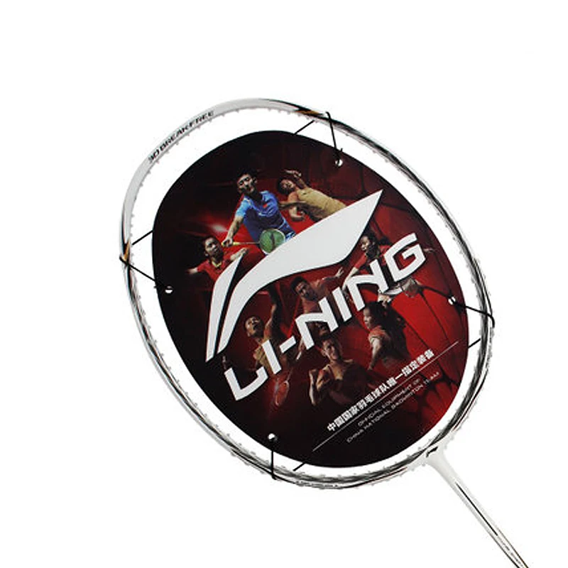 

Li Ning Badminton Racket Single Shot 3D Breakfree M78 Full Carbon Fiber Beginner Durable Offensive Single Badminton Racquet