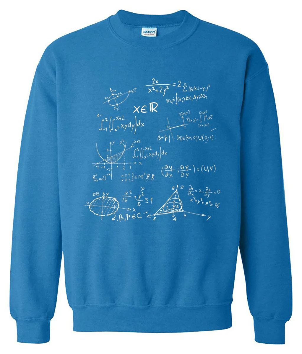 Мужская спортивная одежда с математической формулой, зимняя Весенняя флисовая толстовка с капюшоном The Big Bang Theory, Повседневная Толстовка, худи для мужчин - Цвет: blue
