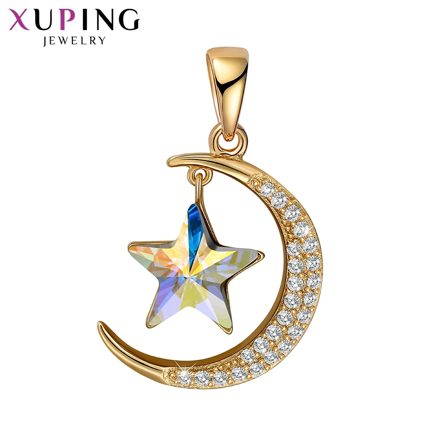 Подвески в форме звезды Xuping из кристаллов Swarovski изысканные ювелирные изделия вечерние подарки на день святого Валентина для дам M3/M4/M7/-30198