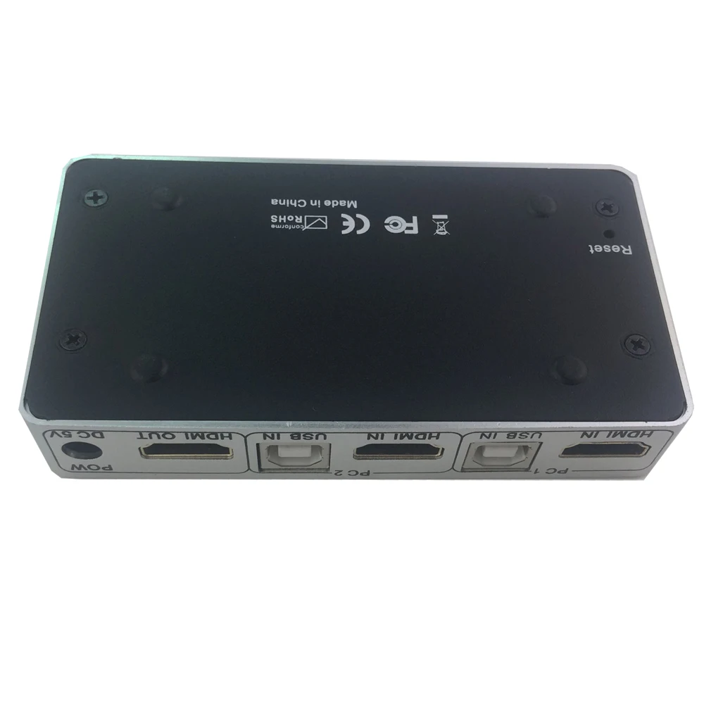 2 порта USB 4K HDMI KVM переключатель 2X1 с мышью клавиатура ручной горячий ключ Sup порт ed