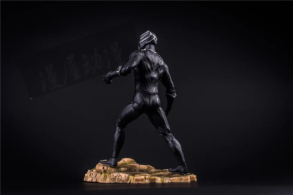 27 см Marvel Мстители супер герой Стенд статуя Черная пантера фигурка модель игрушки