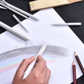 

3/6Pcs Sketch Paper Set Rubber Double Head Dedicated Pastel Charcoal Paper Sketch Drawing Art Painting Supplies White Pen