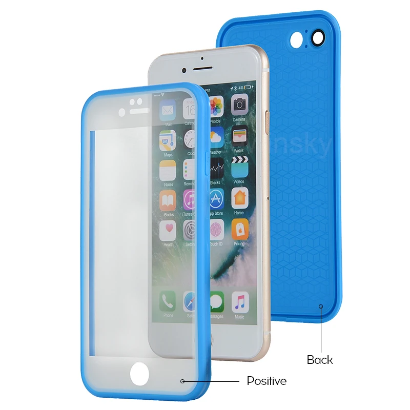 Waterproof Shockproof Dustproof Diving Case For iphone 7 8 6 6s Plus 5 5s Swimming Phone Bag Cover For iphone X SE Full Protect