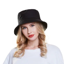 Унисекс черная Панама Женский козырек Кемпинг Пешие Прогулки летняя шляпа от солнца уличная Мужская Рыбацкая шляпа